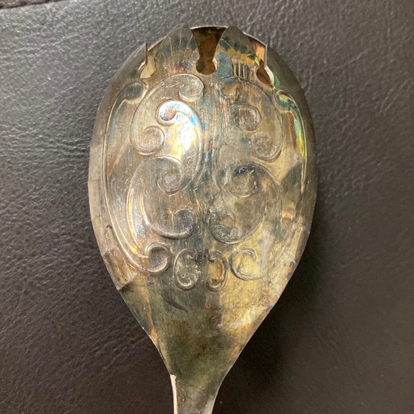 Antique Victorian Sheffield England Silver Serving Scissor Tongs 1750-1840 - Picture 6 of 11